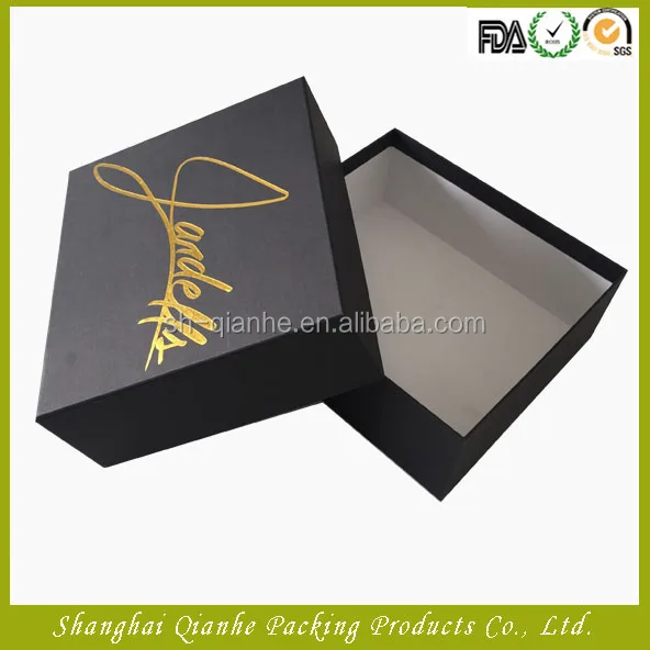 custom white paper glossy hair extension gift packaging box