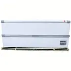Supermarket display freezer island type for meat glass door freezer