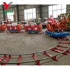 2019 New Product Outdoor Amusement Theme Park Rides Toy Electric Santa Christmas Mini Track Train Ride On Track For Sale