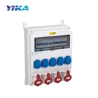 YIKA plastic combined socket box electrical equipements suppliers ip66 and plug enclosure Distribution