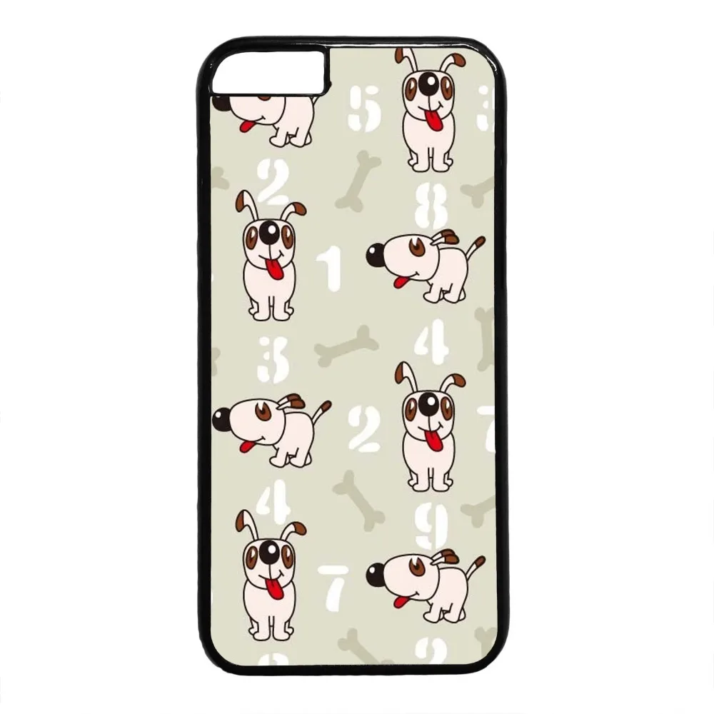 3D PC black hard luxury Mobile Phone protective cover case for Phone 6 cute dog photo Apple phone6 can make as your request