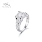 fine jewelry cushion shaped cz stone in center 925 silver engagement ring for africa women