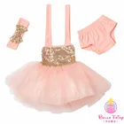 European style children clothing casual baby sequin knitting little Princess girls dress