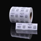 16 Years Factory Free Sample Custom Direct Thermal Transfer White Barcode Printed Sticker Labels