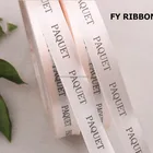 Super quality Promotional Printing logo Double face bows Satin Ribbon