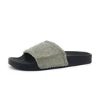 Greatshoe custom logo fashion ladies sandal slipper with diamond custom sandal slide women
