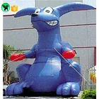 5m Giant Boxing Advertising Animal Customized Inflatable Kangaroo For Event A1428