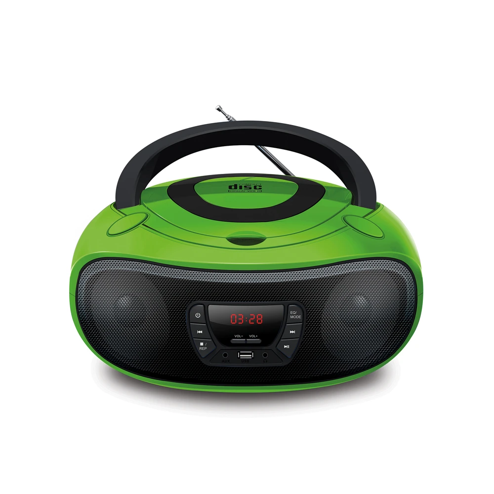 Portable CD radio player with USB playback