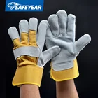 Calf Skin Leather Gloves, Cheap Factory Mechanic Leather Gloves