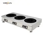 3 Burner Commercial Sensor Control Touch Made In China Electric Induction Cooker