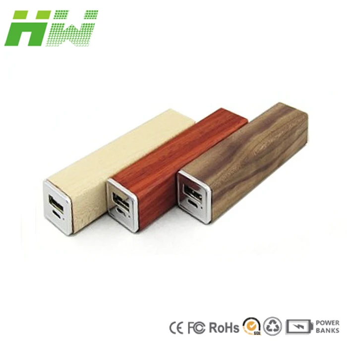2600mAh Portable Light Wooden Power Bank Charger - ANKUX.COM