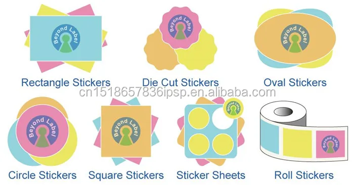 Waterproof Custom Self Adhesive Rose Flavor Product Packaging Label Stickers Maker