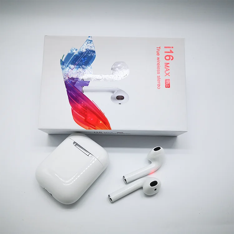 I16MAX Tws Cheap Wireless Stereo Headphones Review With Mic Intelligent Touch TWS I16 wireless charge - ANKUX.COM