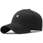 Wholesale black custom design fashion cotton perfect curve embroidery logo baseball hat
