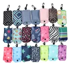 Eco-Friendly Customised Grocery Printed Tote Bag Shopping Foldable Reusable Polyester Bags
