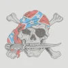 Hot fix pirate skull rhinestone transfer new design