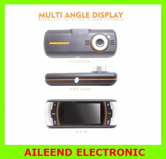 Dual Lens Mini Car DVR Camera Recorder Car Detector HD1080P 140Degree 2.7"LCD Dash Cam With Rear Cam GPS Tracker