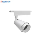 Adjustable led global track lighting 35W for shoe shop