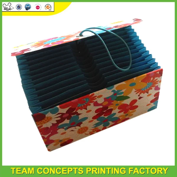 accordion paper pocket folder