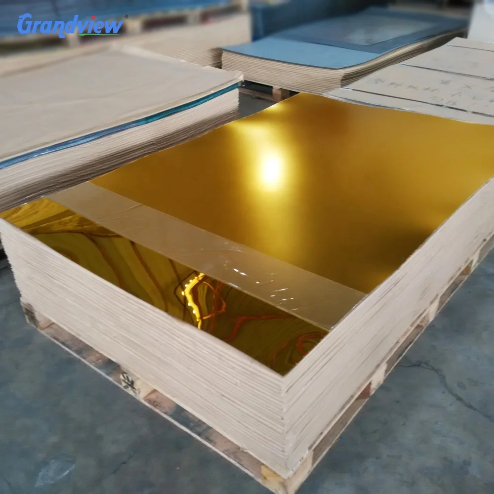 Factory direct rose gold way mirror acrylic sheet with high quality