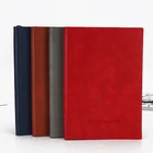 classic custom A5 black edge PU leather hardcover notebooks for gift