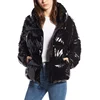 Fashion short shiny bubble jacket women puffer down coat