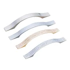 Special Design Shining Gold/Silver Zinc Alloy Furniture Handle