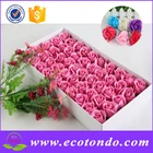 valentine's day large artificial flower heads ,flower wrapping material wholesale