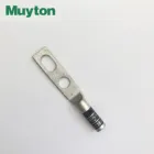 2 AWG double holes grey copper terminal cable lug for compression connect