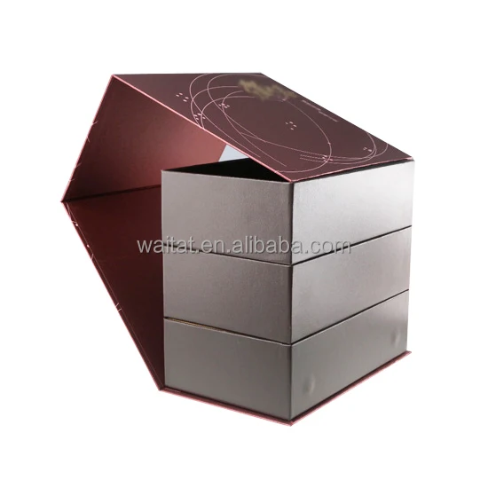 cardboard gift boxes with three layer