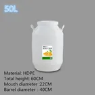 Food Drum Plastic Drums Barrel Food Grade White Blue Plastic Container Barrel Drum For Water Chemical