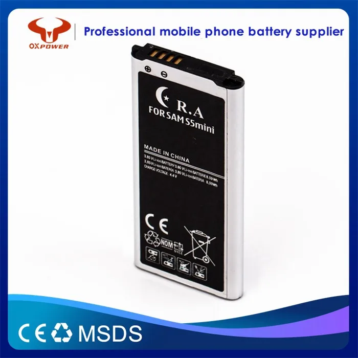 Hot sell battery ,China original factory mobile phone bttery for EB-BG800BBE/S5MINI/G870A/WG800/S800F
