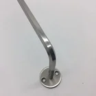 door hinge portable freestanding wrought iron bath towel rack single