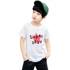 DR180106BG004 Factory price kid t-shirt wholesale kid dress boutique children t shirt