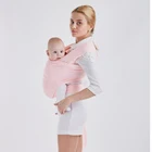 Custom color unisex stretchy carrier wrap baby sling wrap