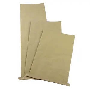 kraft paper laminated pp woven sandwich bag for logistic