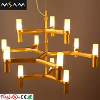 Contemporary White Gold Black Colors LED