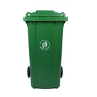 2019 Virgin HDPE Heavy Duty Dark Green 240L Plastic Waste Bin Special For Garbage Truck