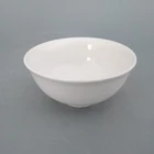 Stock children single white ceramic bowl cute instant rice ceramic bowl