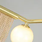 Multi Fitting Glass Ball for Shopping Mall for living room Pendant Light