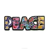Peace Flower Power Summer of love Embroidery Iron-on patch