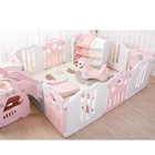 Hot sell multifunctional new design safety Kids plastic indoor play yard fence baby playpen
