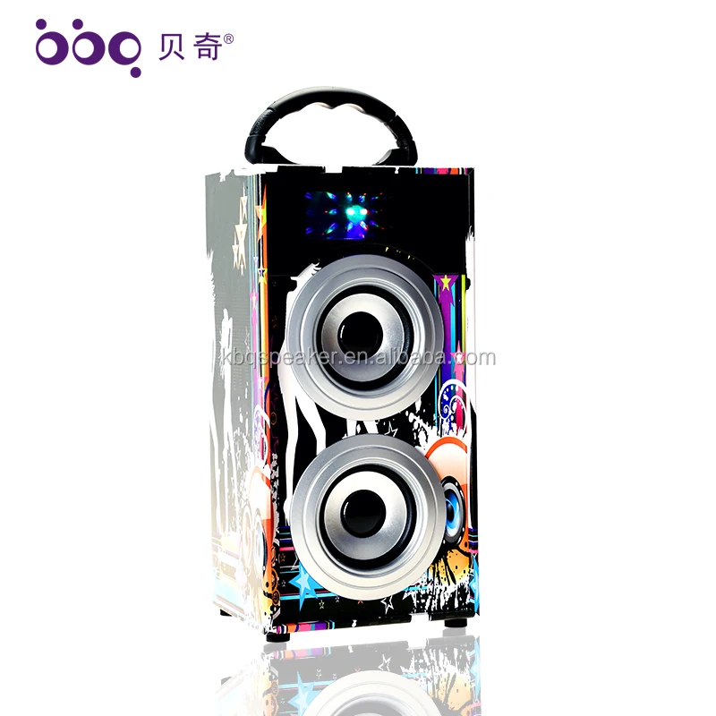 KBQ 601A Cheaper two 3 inches speaker music audio support USB, TF card, FM radio factory directly speaker - ANKUX.COM