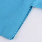 Eco friendly sky blue color canvas packaging bag, cotton tote packing bag