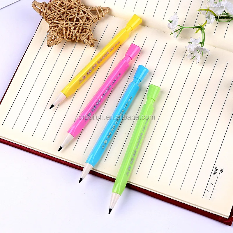 custom uni promotional plastic mechanical pencil 2mm lead
