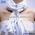Owl pendant Necklace charm scarf with jewelry