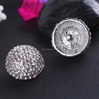 plastic snaps fasteners crystal stone button metal brass button
