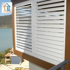 aluminium fix aluminum security fixed shutters windows aluminium fixed louver window