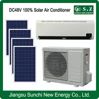 DC48V Off Grid 12000BTU 18000BTU Working