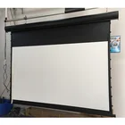 vega 150''High-gain Motorized Tab Tension screen/Electric Projection Screen with wireless remote